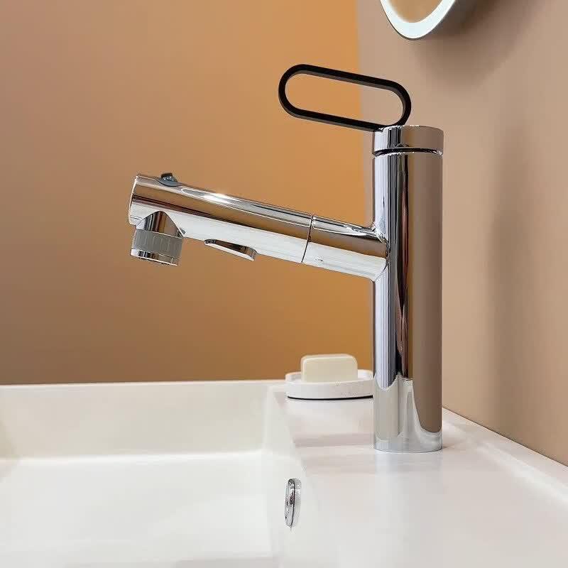 LANGZHIWEN Kids Cartoon Puppy Pull-Out Faucet