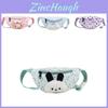 Kuromi Cartoon Kids Waist Bag With Polyester Material For Daily Use