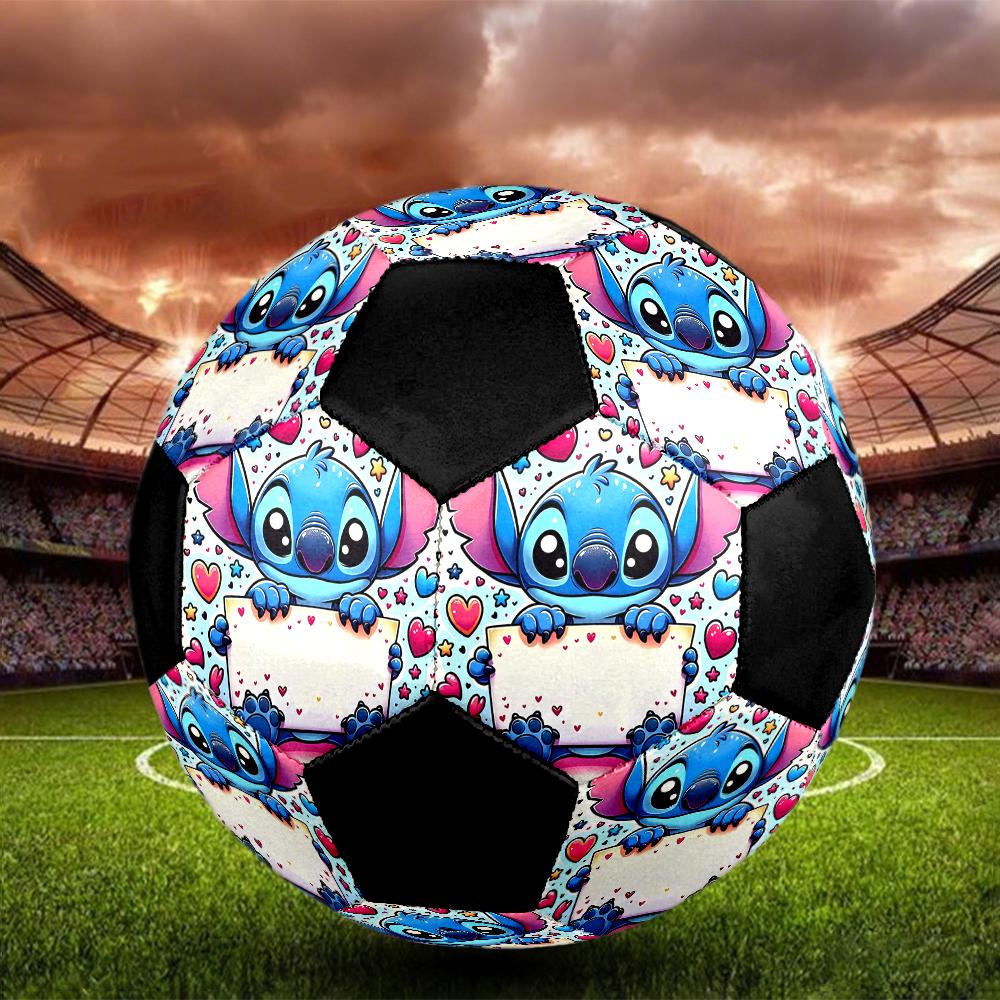 Stitch Theme Size 5 Soccer Ball, Suitable for Both Indoor and Outdoor Matches, a Gift Suitable for Everyone.