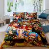 A Set of ONE PIECE Themed Bedding, 3D Digitally Printed, All-season Polyester Duvet Cover and 2 Pillowcases.