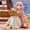 Frieren Beyond Journey'S End Frieren Casual Wear Figure Reading Book Pvc Action Figure Collectible Model Toy Gift