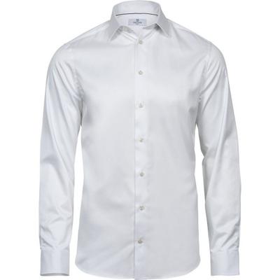 Mens Luxury Slim Fit Manga Longa Oxford Camisa