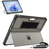 Surface Pro 9 Surface Pro 9 Schulter Hand Ständer Schlankes Tablet Nicht Transparent Schwarz 11/Pro 10/Pro Hülle, 11/Pro 10/Pro (13 Zoll) Hülle, Stoßfest, Riemen,