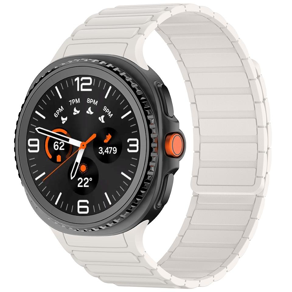 Magnetický silikonový řemínek k hodinkám pro Samsung Galaxy Watch 8 Classic 46mm Pánský řemínek pro Samsung Galaxy Watch 8 40/44mm Náhradní