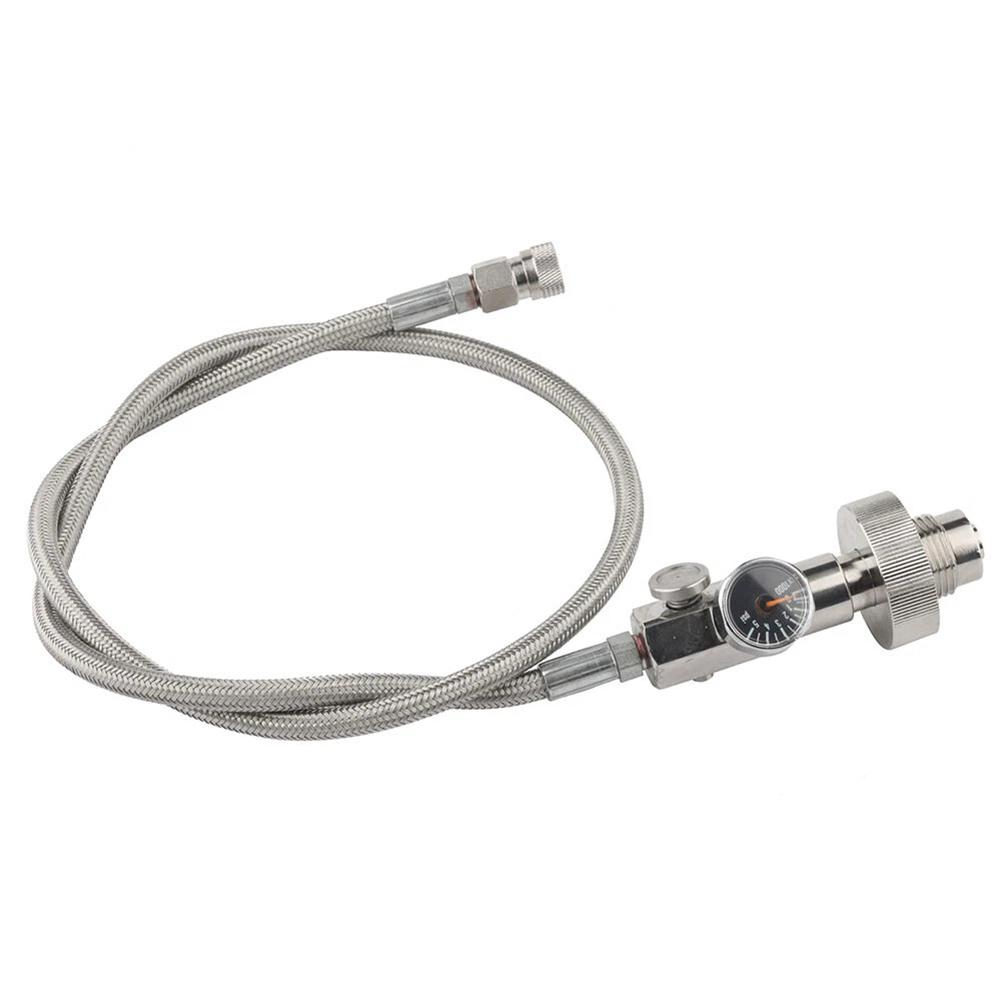 Tauchflaschen-Luftfüllstation Adapter mit 4500Psi Druck G5/8 Gewindeventil und Schlauch für Sichere Verbindung