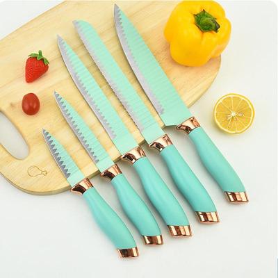 5Pcs Knife Sets Kitchen Knives Set Chef Knives Kitchen Fruit Slicing Knife Bread Knife Cutter