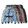 Women's autumn and winter new multi-color ski series tunic hooded cotton jacket