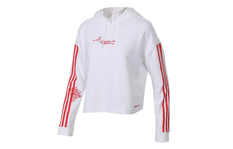 Adidas Neo Sweatshirts Women s White Hooded Moderate Regular DZ7600 XL