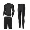 Unisex UV Protection Rash Guard Set Long Sleeve Top Pants Surfing Diving Swimming Outdoor Water Sports