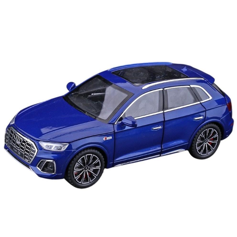 

1:24 литі металеві моделі Q5 Середньорозмірний позашляховик Іграшкова фігурка для демонстрації та декору інтер єру - Синій