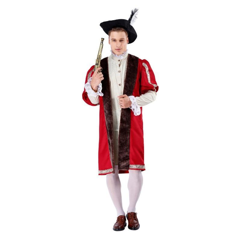 

Хэллоуин средневековые короли, тореадоры, рыцари, принцы выступают мужские костюмы XL