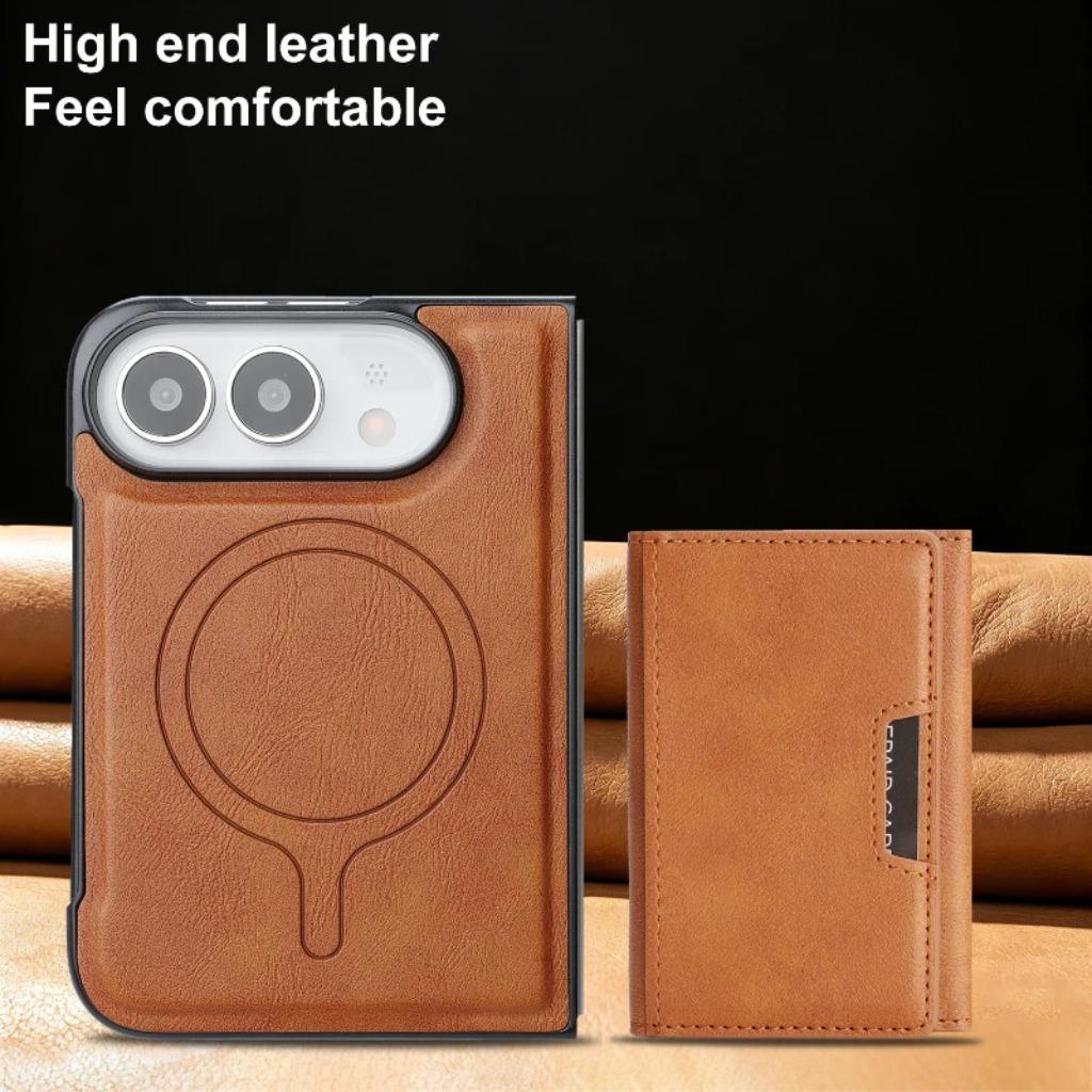 2-in-1 ādas maciņa korpuss Apple iPhone