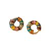 Colorful Drip Oil Ear Cuffs: High-End Luxury Circle Earrings for a Unique Summer Look