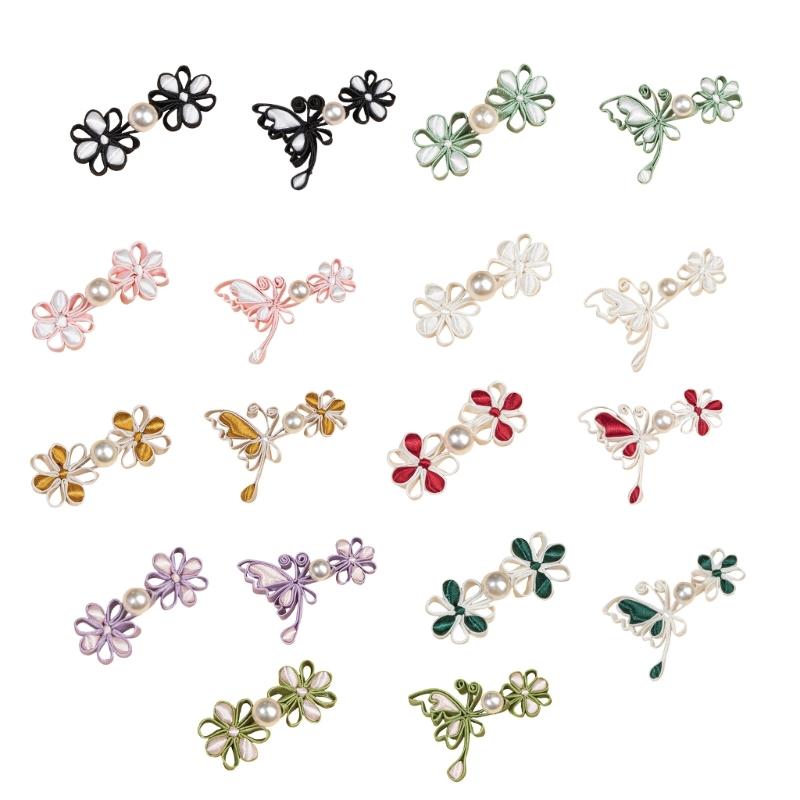 Satins Fabric Butterfly Knot Button Ideal For Wedding Dress And Clothing Embellishment