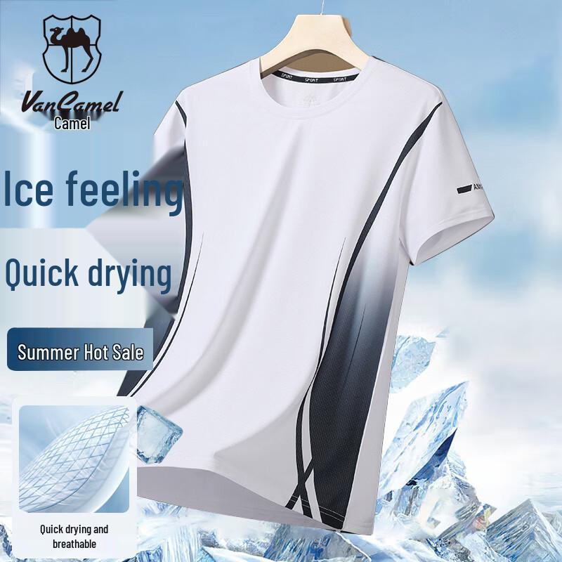 VANCAMEL Men s Summer Quick-Dry Cooling T-Shirt L