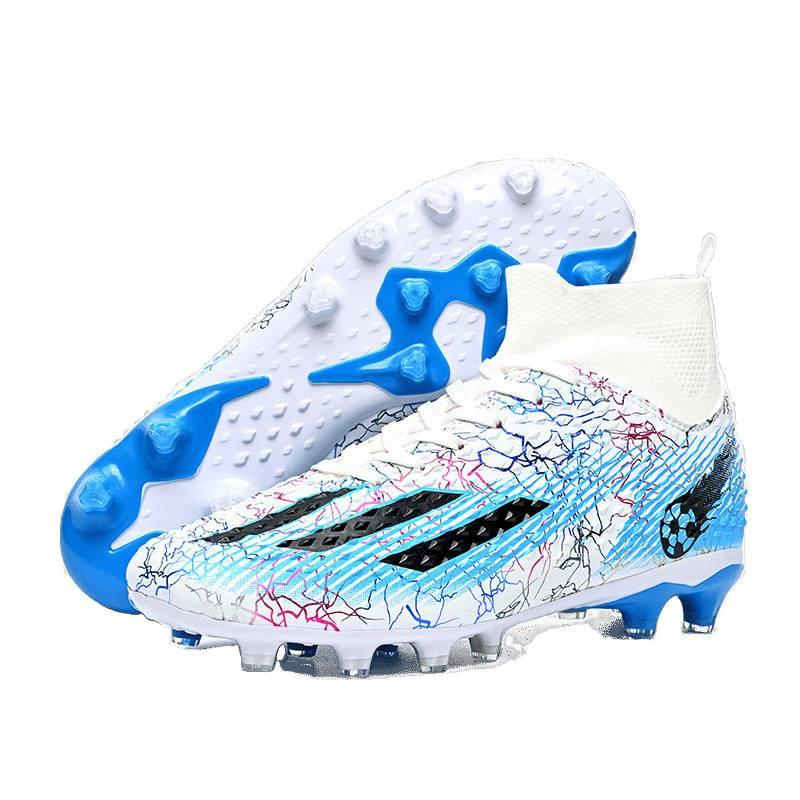 Summer high-top football shoes with broken nails and long nails Men's and women's World Cup training shoes Teens and children's games