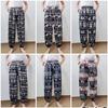 Elephant Jump Pants Pocket Adjustable Elastic High Waistband Strap Unisex Man Women Print Thailand Casual Streetwear Beach Bohemian Retro Vintage