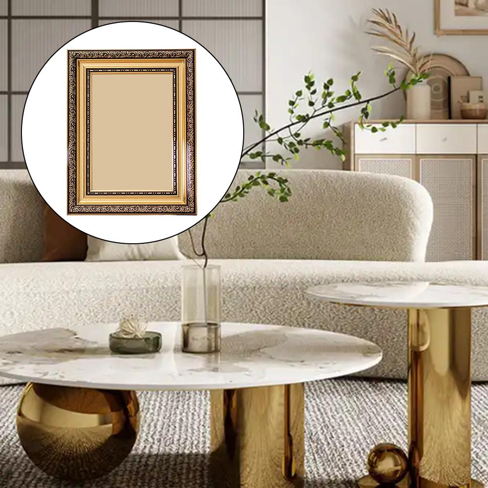 Holz für A4-Fotorahmen im Vintage-Stil für Schreibtisch- oder Wanddekoration, geeignet für Fotos, Zertifikate oder Kunstwerke