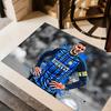 Inter Milan Celebration Floor Rug Office Rug Suitable for Study Room Outdoor Playrooms Bedrooms Anti-slip Rug Decorate Offices Best for Christmas