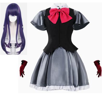 Anime Oshi No Ko Ruby Hoshino Kana Arima Cosplay Kostým Modrá Školní Uniforma Akce Karnevalový Oblek Celá Sada Ruby Cosplay