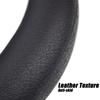 13*16in Steering Wheel Cover 1pc Black Replacement
