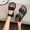 Velcro Platform Sandals Women's New Summer Outer Wear Beach Shoes Casual Sports Sandals