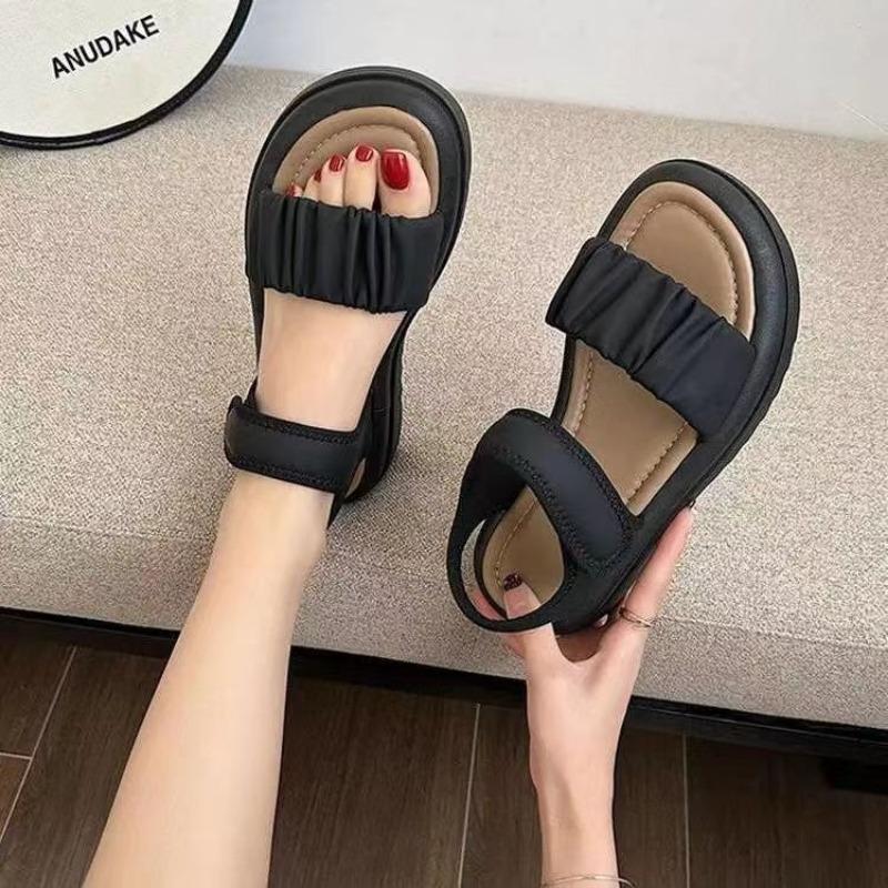 Velcro platform sandals women's new summer outer wear beach shoes casual sports sandals