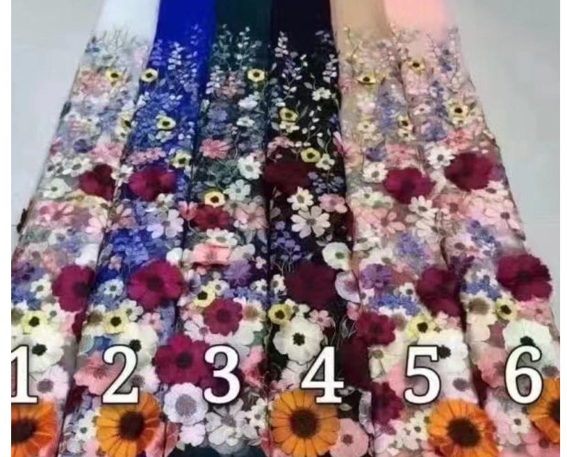 New European, American, Women's Fashion Three-dimensional Flower Embroidered Hip-wrapped Sexy Suspender Dress