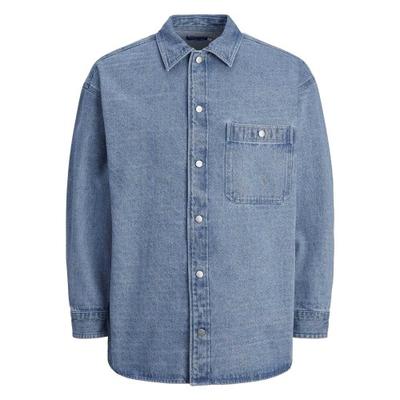 Jack And Jones Mens Denim Pocket Overshirt