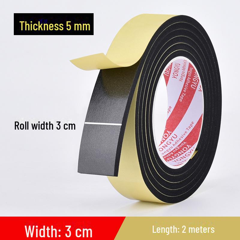 Self-Adhesive EVA Foam Sealing Strip – Dust-Proof, Temperature-Resistant, Anti-Collision, Shock-Absorbing Rubber for Doors and Windows