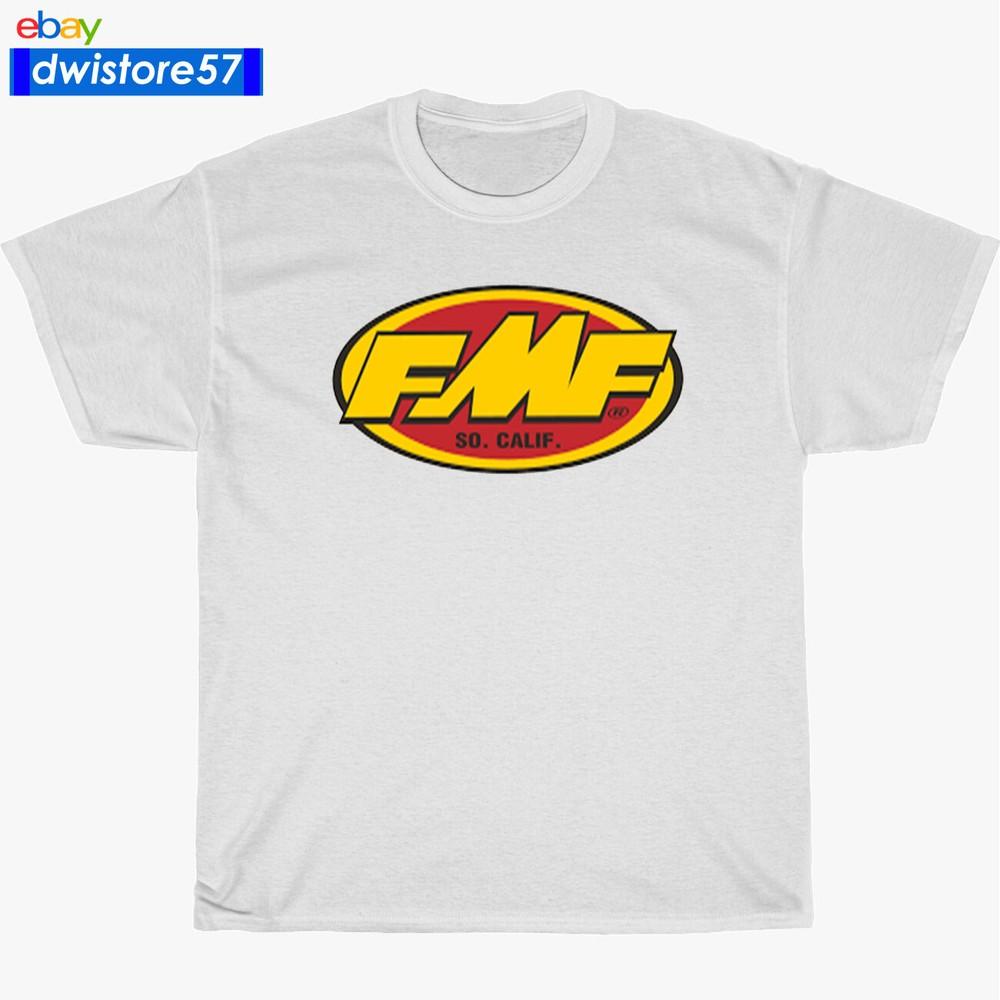 New Shirt FMF Motocross T-Shirt Logo Many Colors S to 5XL Made In USA Unisex T-Shirt L