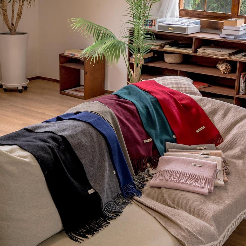 Carpe Diem Solid Wool Cashmere Muffler MF004