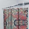 Vibrant Paisley Pattern Shower Curtain Premium Printed Fabric For Bathroom Decor