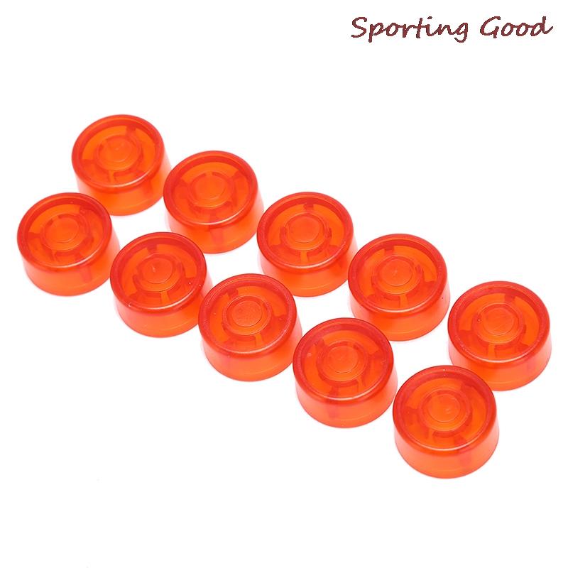 10 шт./упак. Колпачки для ножек педалей эффектов электрогитары Колпачки для ножных переключателей усилителей Аксессуары Ручки Конфетные цвета