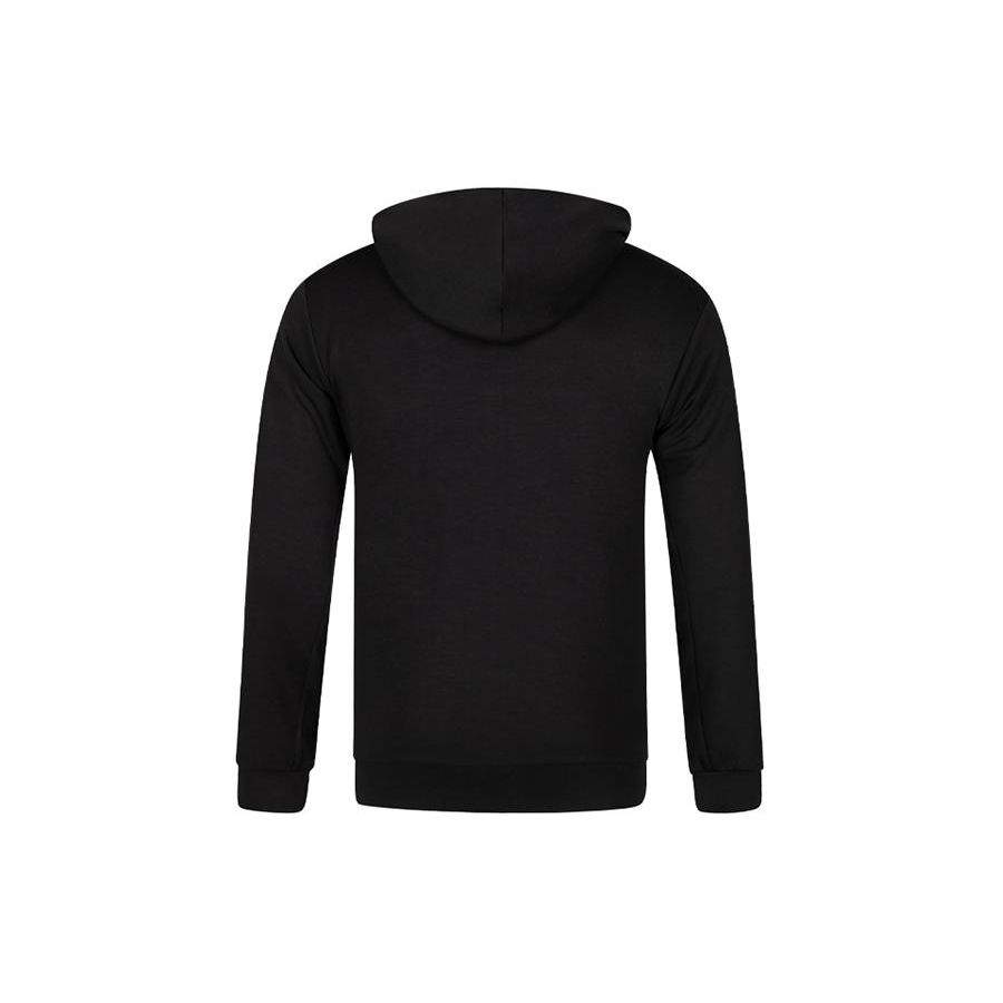 Asics Solid Color Casual Zip-Up Hooded Long Sleeve Jacket Men jackets Black 2031E426-001