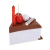 Simulation DIY Birthday Cake Pretend Play Children Educational Toy for Boys GirlsChocolate