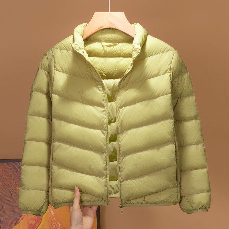 2025 Kids' Autumn-Winter Lightweight Down Short Jacket - Stand-Up Collar, Warm for Boys & Girls