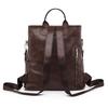 2025 Women's Retro PU Backpack - Large Capacity Casual Travel Bag