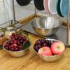 3PCS Stainless Steel Stainless Steel Cooking Bowl Household Salad Bowl Thicken Knead The Dough Mixing Bowl Kitchen Tableware