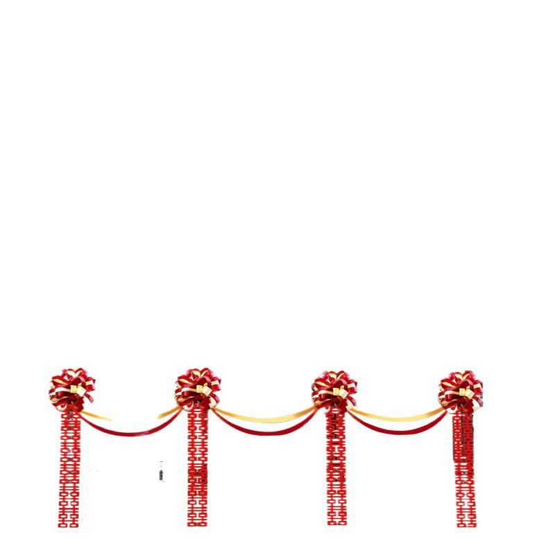 Ländliche Hochzeit Innenhof Balkon Zaun & Treppengeländer Girlanden Fahnen Dekor