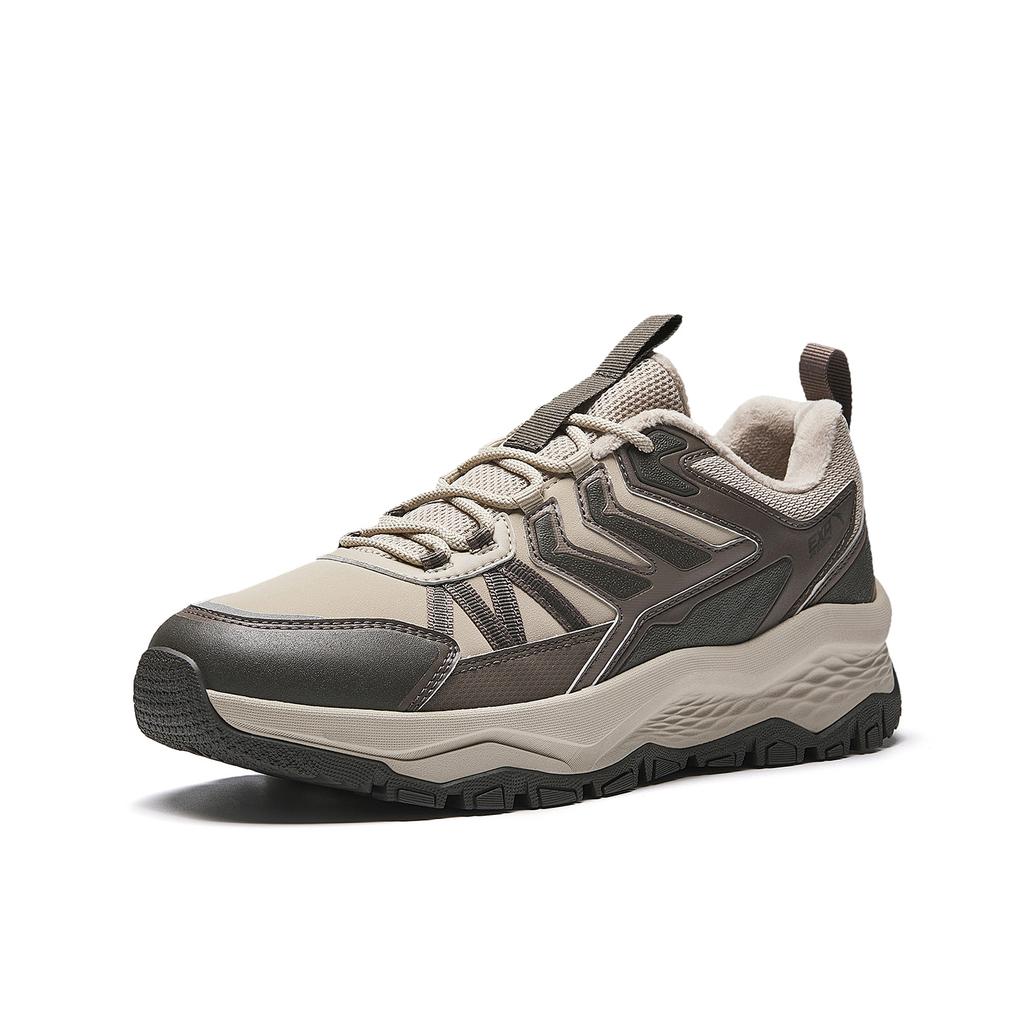 Anta Explore Mountain Minimalist Trend Shock Absorption Non-Slip Grip Low-Top Hiking Shoes Men Hiking Shoes Brown 912545584-6