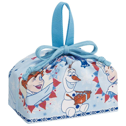 Skater Children's Lunch Box Drawstring Bag Disney Frozen 24 Made in Japan KB7-A