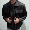 European & American High Street Deerskin Velvet Jacket: Unisex, Trendy Outerwear with Zipper and Large Pockets