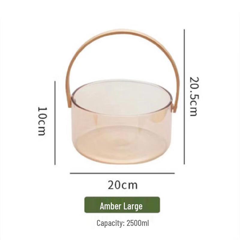 Nordic Style High Borosilicate Glass Portable Jar