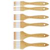 Multi-tooth Pen Comb Multifunctional Watercolor Acrylic Gouache Wood Handle Flat Peak Artist Paint Brush