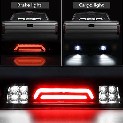 LED Smoke 3rd Tail Light For Dodge RAM 1500 2500 3500 2009-2018 High Mount Third Brake Taillight Cargo Lamp Rear Stop Lights
