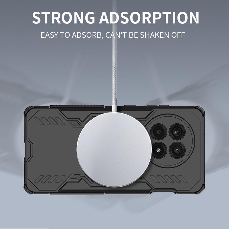 Solid Armor Protective Heat Dissipation Phone Case For Oneplus 13 13R Cover Magnetic Shockproof Shell Fundas