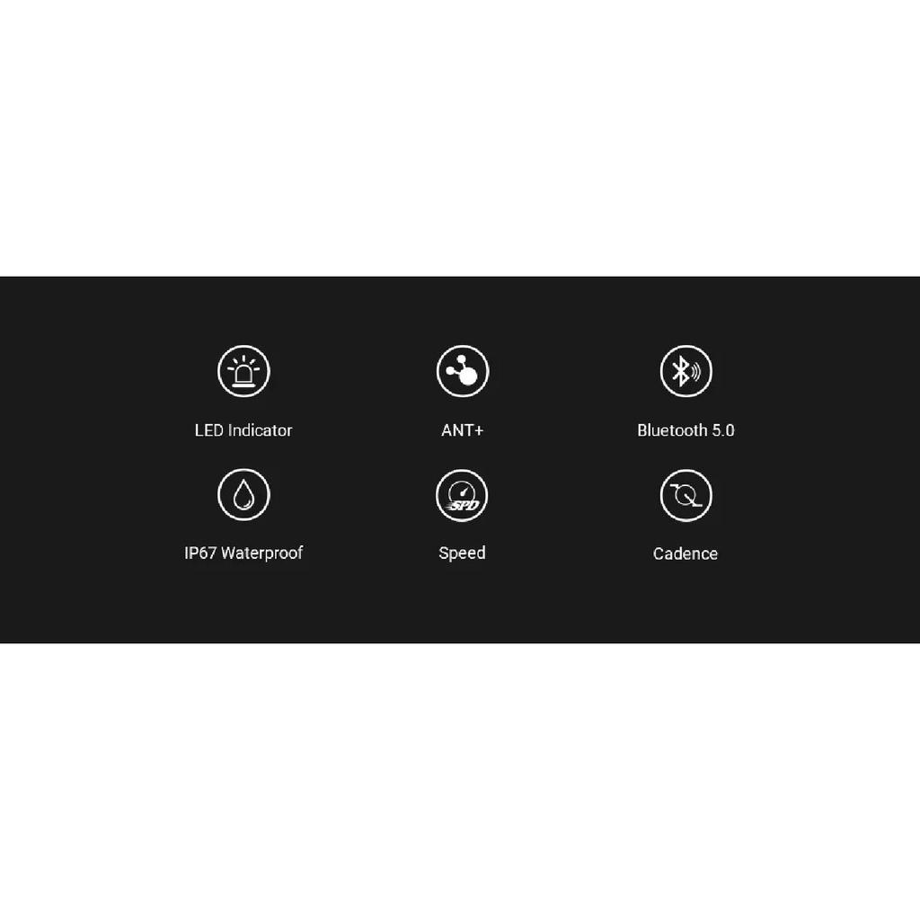 CooSpo Nový bezdrátový vodotěsný senzor rychlosti a kadence pro jízdní kolo 5.0 ANT+ Pro Wahoo Zwif Garmin Etrex 30 Duální senzor Bluetooth