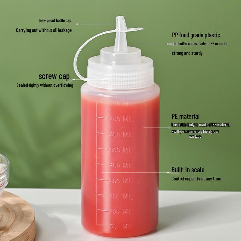 Homeglen Plastic Squeeze Seasoning Bottles