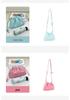 Women's 2026 New Korean Style Lambskin Cloud Bag: Fashionable Pleated Design, Versatile Drawstring, Single Shoulder, Crossbody Bag.